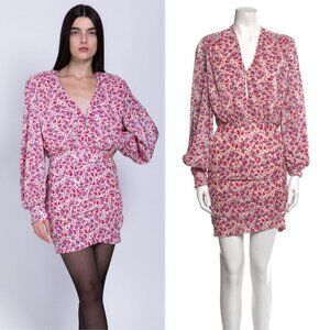 Sabina Musayev Floral Print Mini Dress XS